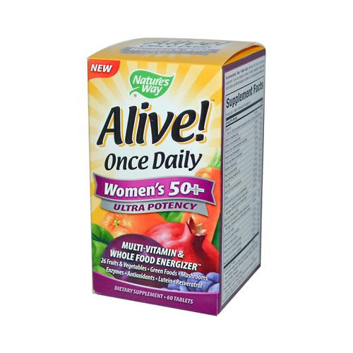 Natures Way Alive! Once Daily Womens 50 plus - 60 Tablets