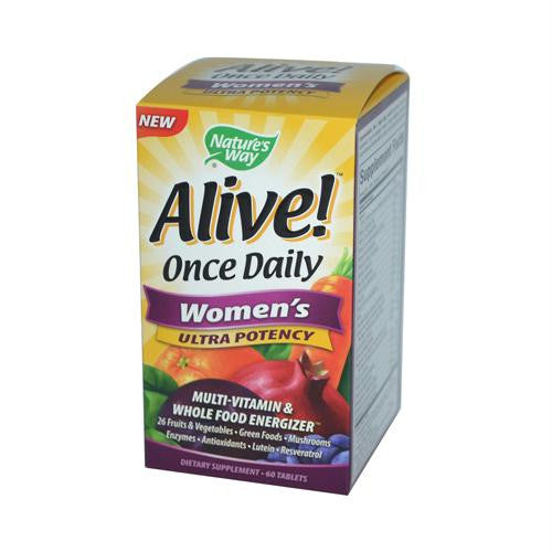 Natures Way Alive! Once Daily Womens Multi-Vitamin Ultra Potency - 60 Tablets