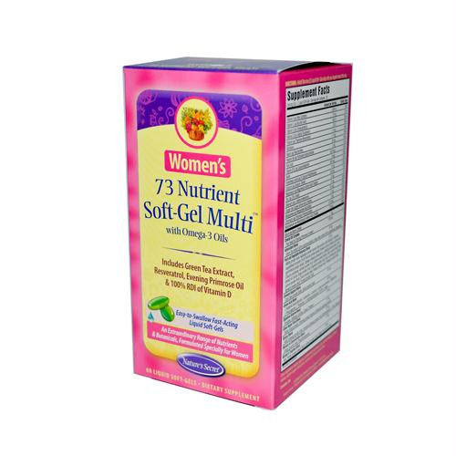 Natures Secret Womens 73 Nutrient Soft-Gel Multi - 60 Softgels