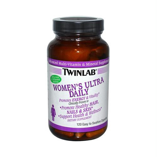 Twinlab Womens Ultra Daily Multi-Vitamin and Mineral Supplement - 120 Capsules