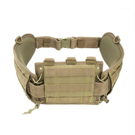 Vism By Ncstar Battle Belt W- Pistol Belt-Tan