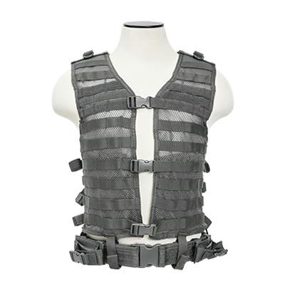 Vism By Ncstar Molle-Pals Vest-Urban Gray Xl-xxl+