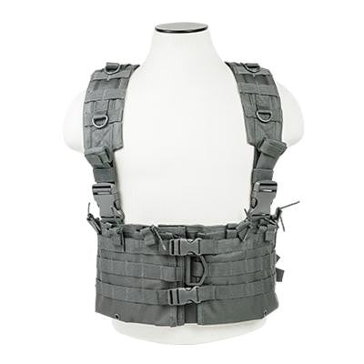 Vism By Ncstar Ar Chest Rig-Urban Gray