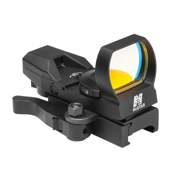 NcStar Green Reflex Sight-4 Reticles-Qr Mnt-Blk