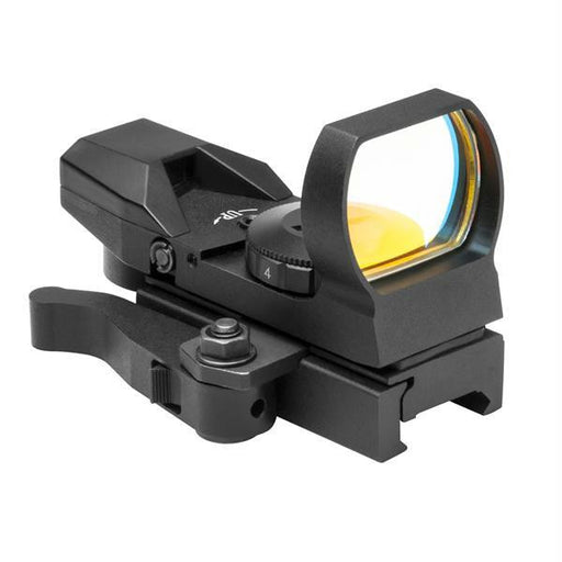 NcStar Rogue Reflex Sight-4 Different Rogue Reticles-Red-Quick Release Mount-Black