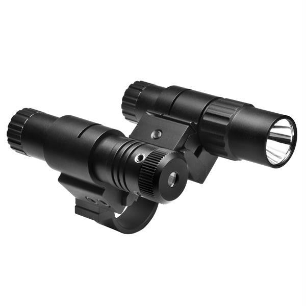 NcStar Mark Iii Tactical Scope Adapter-Flashlight-Green Laser Set