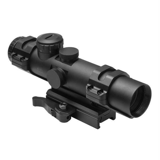 NcStar Xrs Series 4x32  Modular Scope- 3 Different Upper Rings And Micro Dot Base Mount