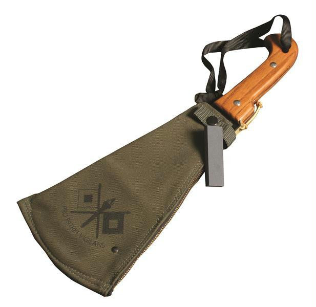 Woodmans Pal Classic Machete - Canvas Sheath - Stone and Free Gift