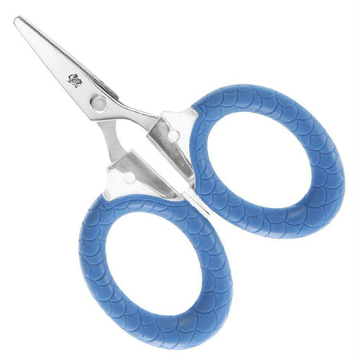 Cuda 3-Inch Titanium Bonded Micro Scissors - Blue