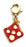 Dice Charm Dangle in Gold