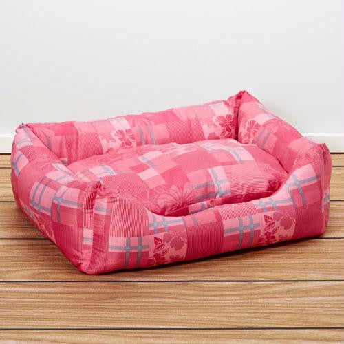 Iconic Pet - Standard Square Bed - Pink - Small