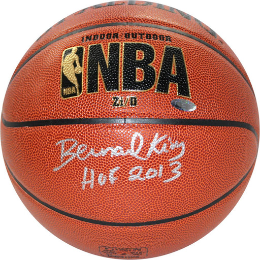 Bernard King IndoorOutdoor ZiO Basketball w HOF Insc (Signed in Silver)