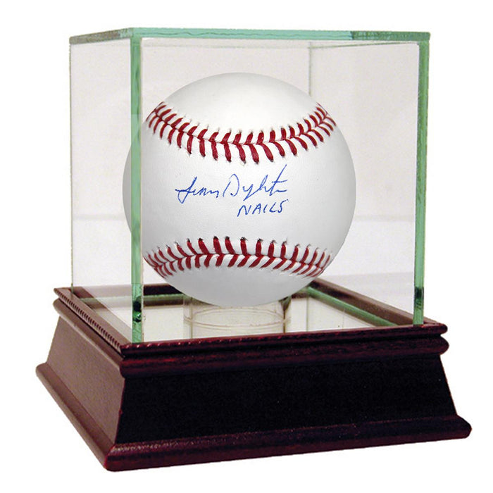 Lenny Dykstra MLB Baseball w Nails Inscription