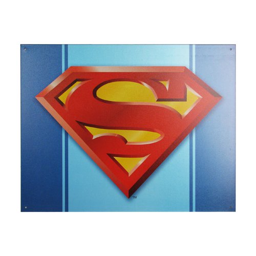 Superman Logo DC Comics Tin Sign                            