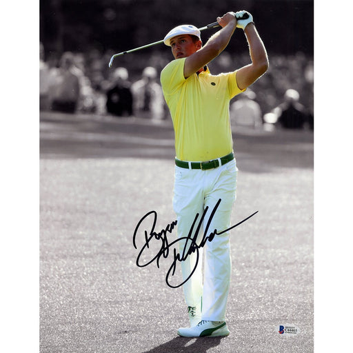 Bryson DeChambeau Signed Horizontal 11x14 Liberty National Photo Beckett