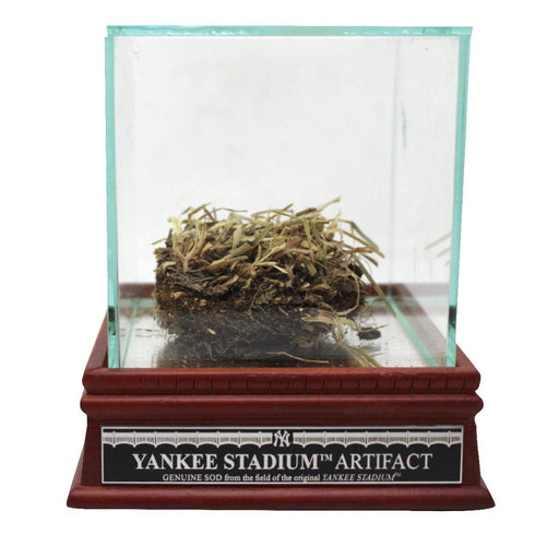 Authentic Yankee Stadium "Freeze Dried Grass" Sod w/ Glass Display Case