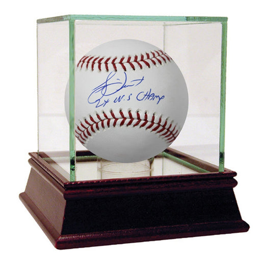 Bucky Dent Signed MLB Baseball w/ 2X WS Champs Insc