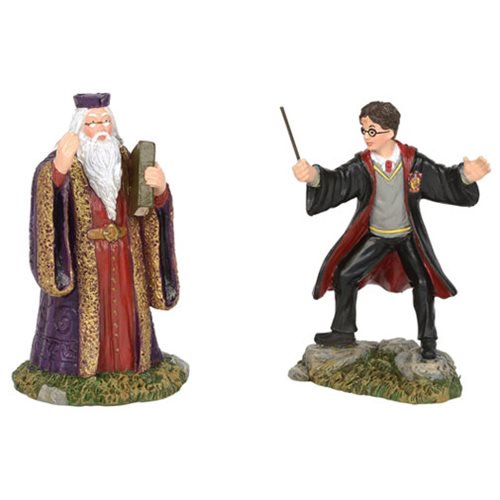 Harry Potter Village Harry and Dumbledore Mini-Figure Set   