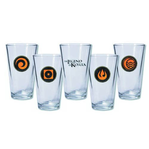 Avatar The Legend of Korra Pint Glass 4-Pack                