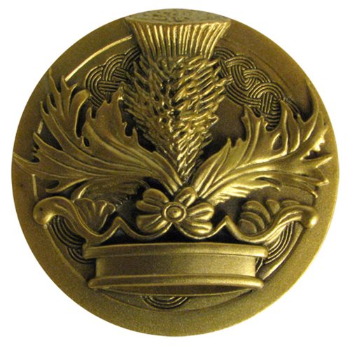 Outlander Crown and Thistle Sculpted Pin                    