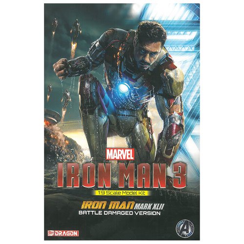 Iron Man 3 Mark 42 Battle Damaged Version Model Kit         