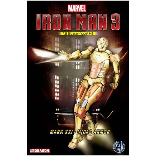 Iron Man 3 Mk. 21 Midas Armor Electroplating Ver. Model Kit 