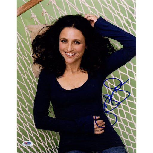 Julia Louis Dreyfus Signed 11x14 Photo Blue Shirt PSA/DNA