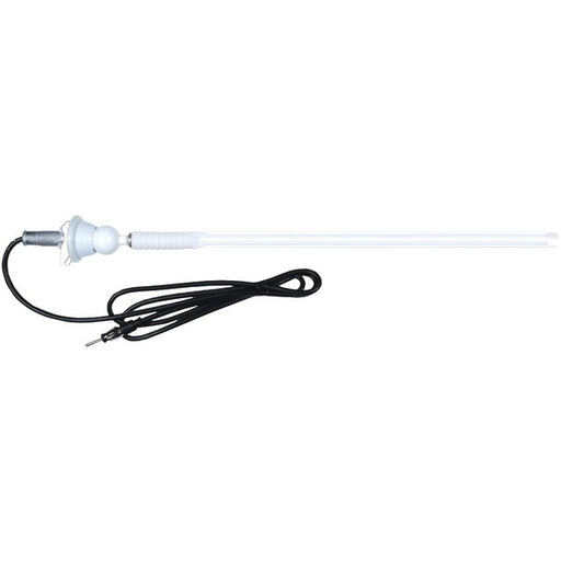 RUBBER MAST ANTENNA WHITE