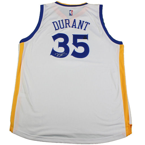 Kevin Durant Signed Golden State Warriors White Swingman Jersey (Panini/SSM)