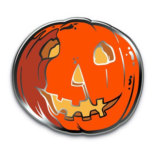 Halloween Jack-O-Lantern Enamel Pin                         