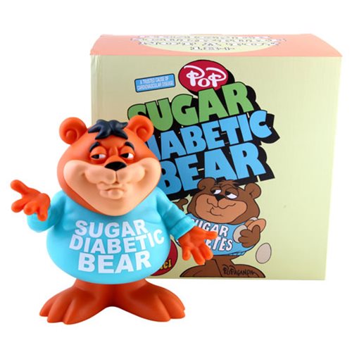 Sugar Diabetic Bear by Ron English Vinyl Figure             