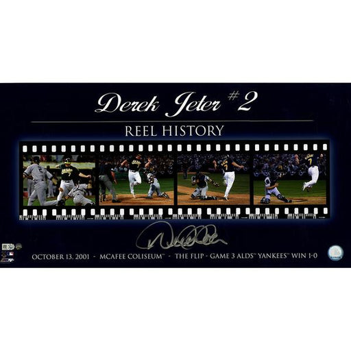 Derek Jeter "The Flip" Filmstrip Collage 12x23 Photo