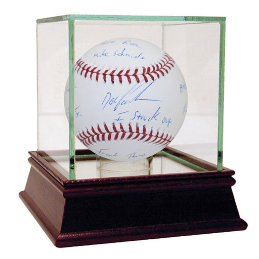 Dwight 'Doc' Gooden Signed MLB Baseball w/ "I Struck Out: Pete Rose/Mike Schmidt/Frank Thomas/Ryne Sandberg/Andre Dawson/Ripken Jr./Barry Bonds/Griffey Jr." Insc