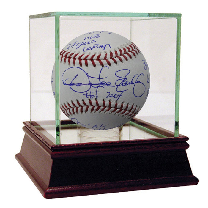 Dennis Eckersley Signed 'Stat' MLB Baseball w/ 14 Inscriptions