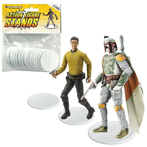 Action Figure Stands Case - White                           