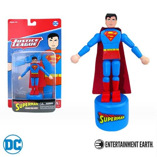 Superman Wooden Push Puppet                                 