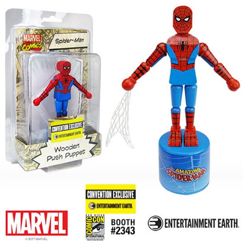 Spider-Man Wooden Push Puppet - Convention Exclusive        