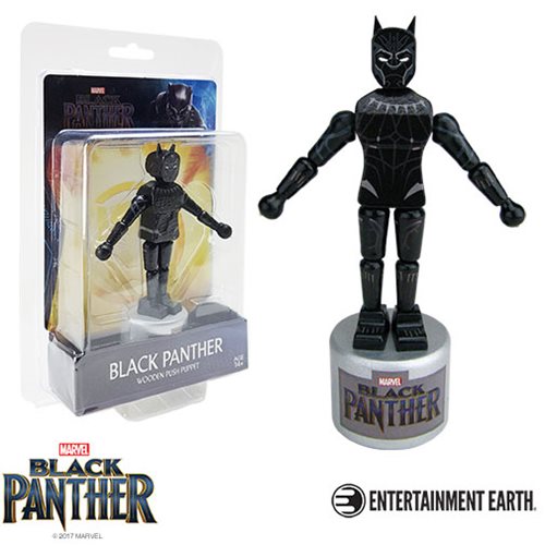 Black Panther Movie Black Panther Wooden Push Puppet        