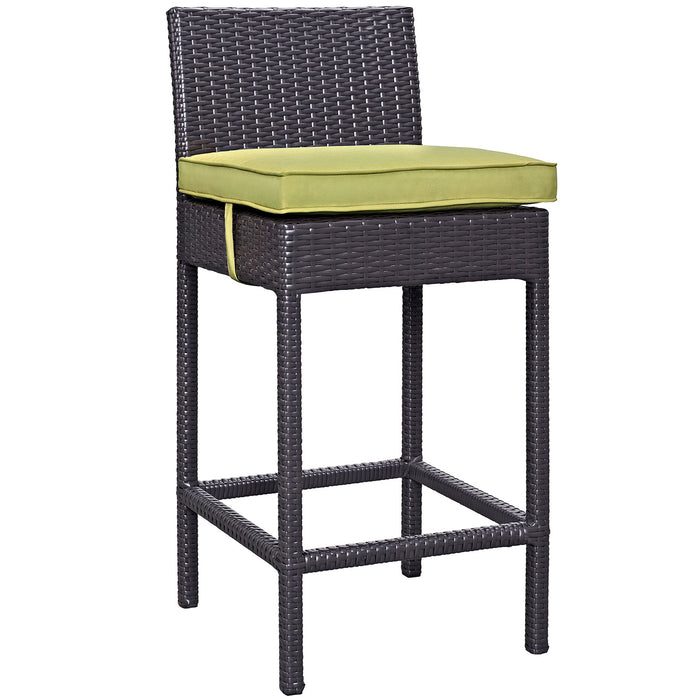 Convene Outdoor Patio Fabric Bar Stool 1006-EXP-PER