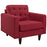 Empress Upholstered Armchair 1013-RED