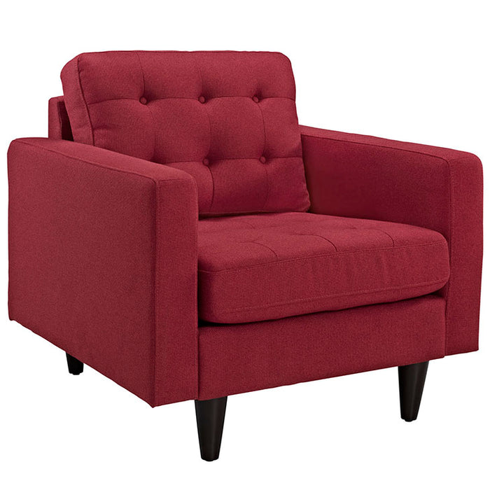 Empress Upholstered Armchair 1013-RED