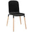 Stack Dining Wood Side Chair 1054-BLK