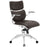 Push Mid Back Office Chair 1062-BRN