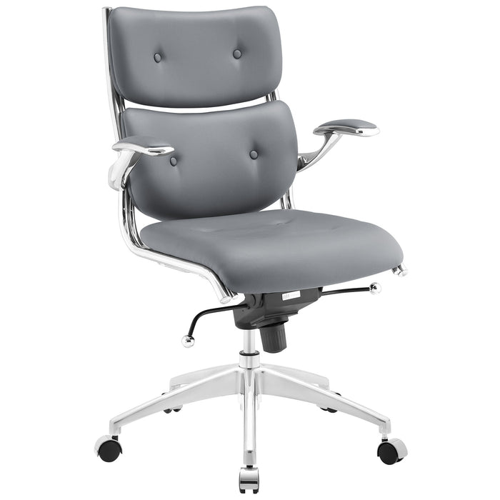 Push Mid Back Office Chair 1062-GRY