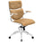 Push Mid Back Office Chair 1062-TAN