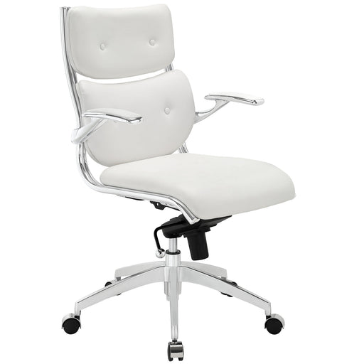 Push Mid Back Office Chair 1062-WHI