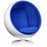 Kaddur Fiberglass Lounge Chair 110-BLU