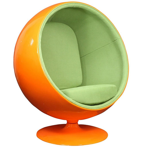 Kaddur Fiberglass Lounge Chair 110-ORG
