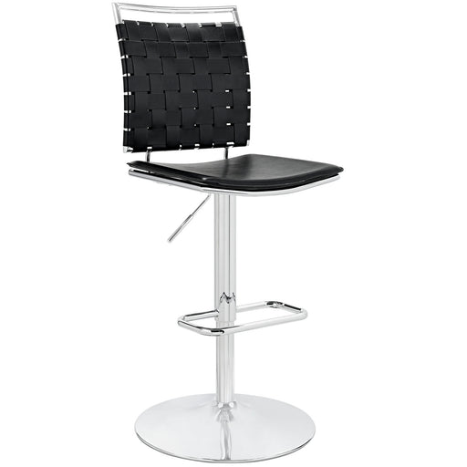 Fuse Adjustable Armless Bar Stool 1111-BLK