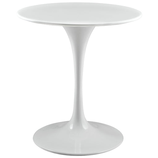 Lippa 28" Round Wood Top Dining Table 1115-WHI